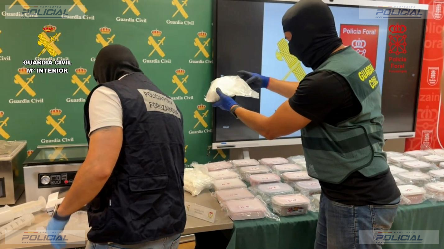 Desmantelado en Navarra el mayor laboratorio de droga sintética localizado hasta la fecha