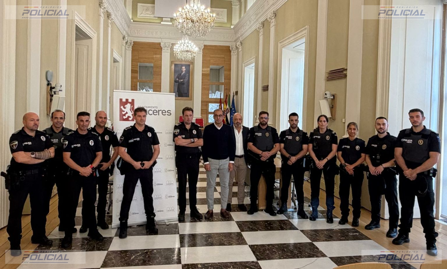 La Policía Local de Cáceres alcanza los 155 agentes, su mayor cifra de efectivos en doce años