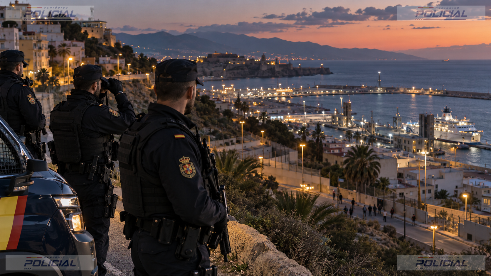 El SUP advierte de que el fin del asentamiento del Trampolín no resuelve la situación en Ceuta y reclama mantener los refuerzos