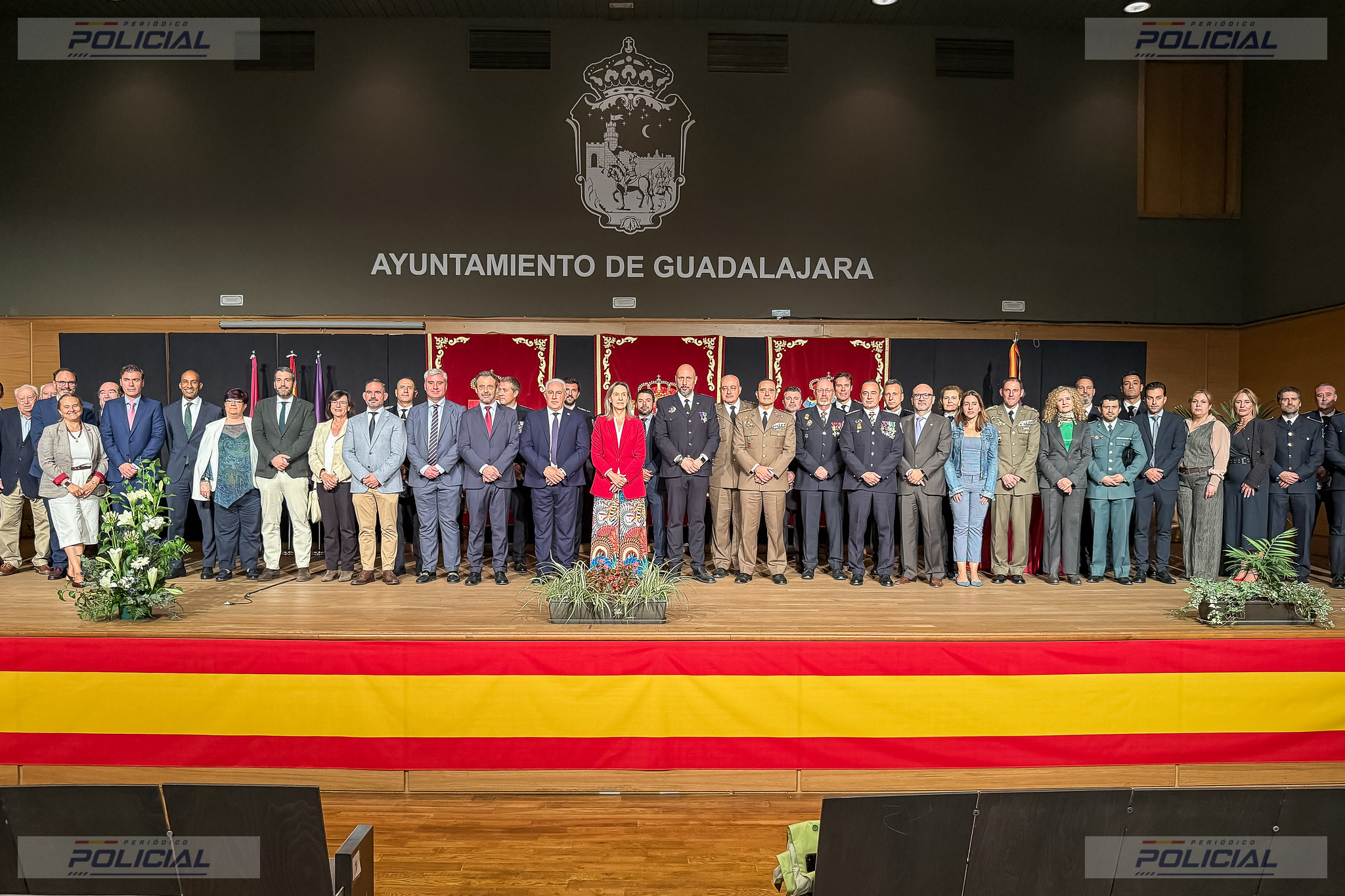Guadalajara reconoce la labor de su Policía Local y destaca el descenso del 13,3 % de la criminalidad