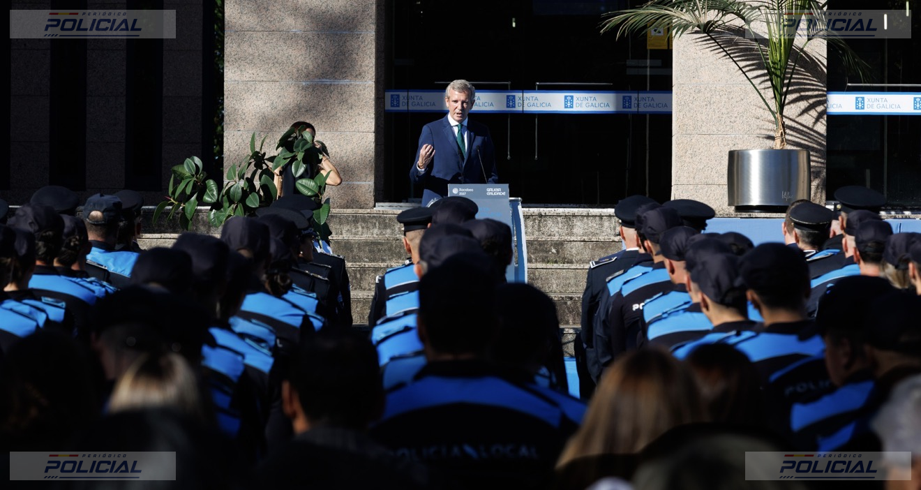 La Xunta homenajea a la Policía Local de Galicia y recibe a 108 nuevos agentes de la 18ª promoción