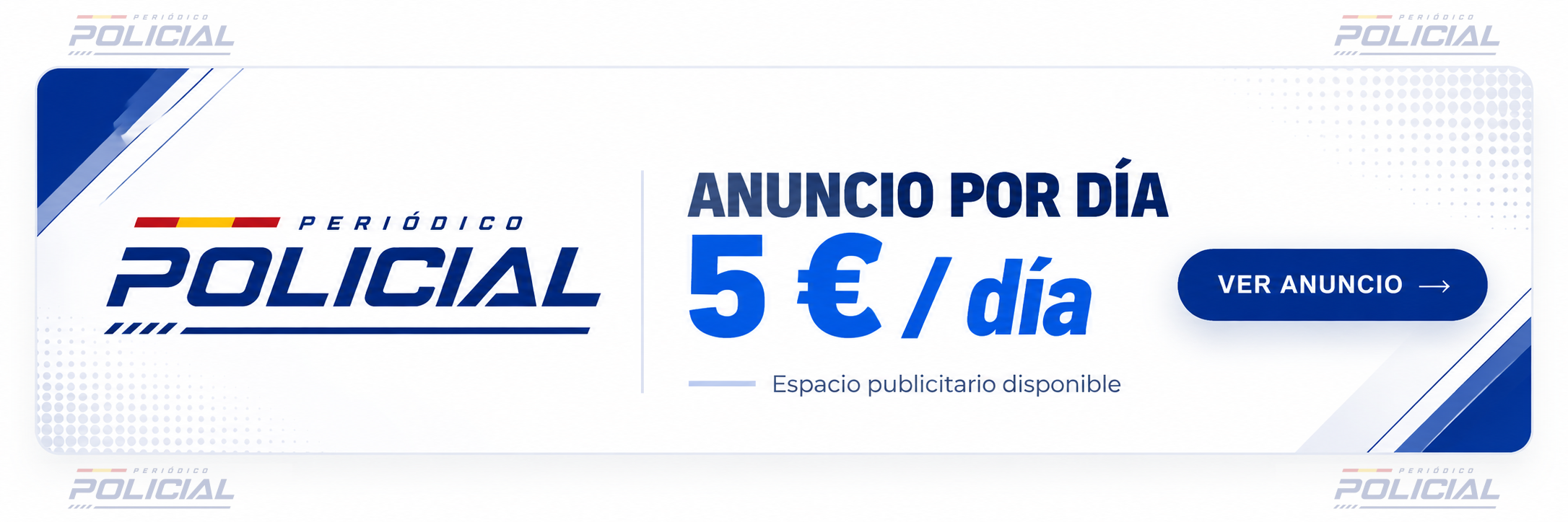 Anúnciate en Periódico Policial. Espacios publicitarios disponibles.