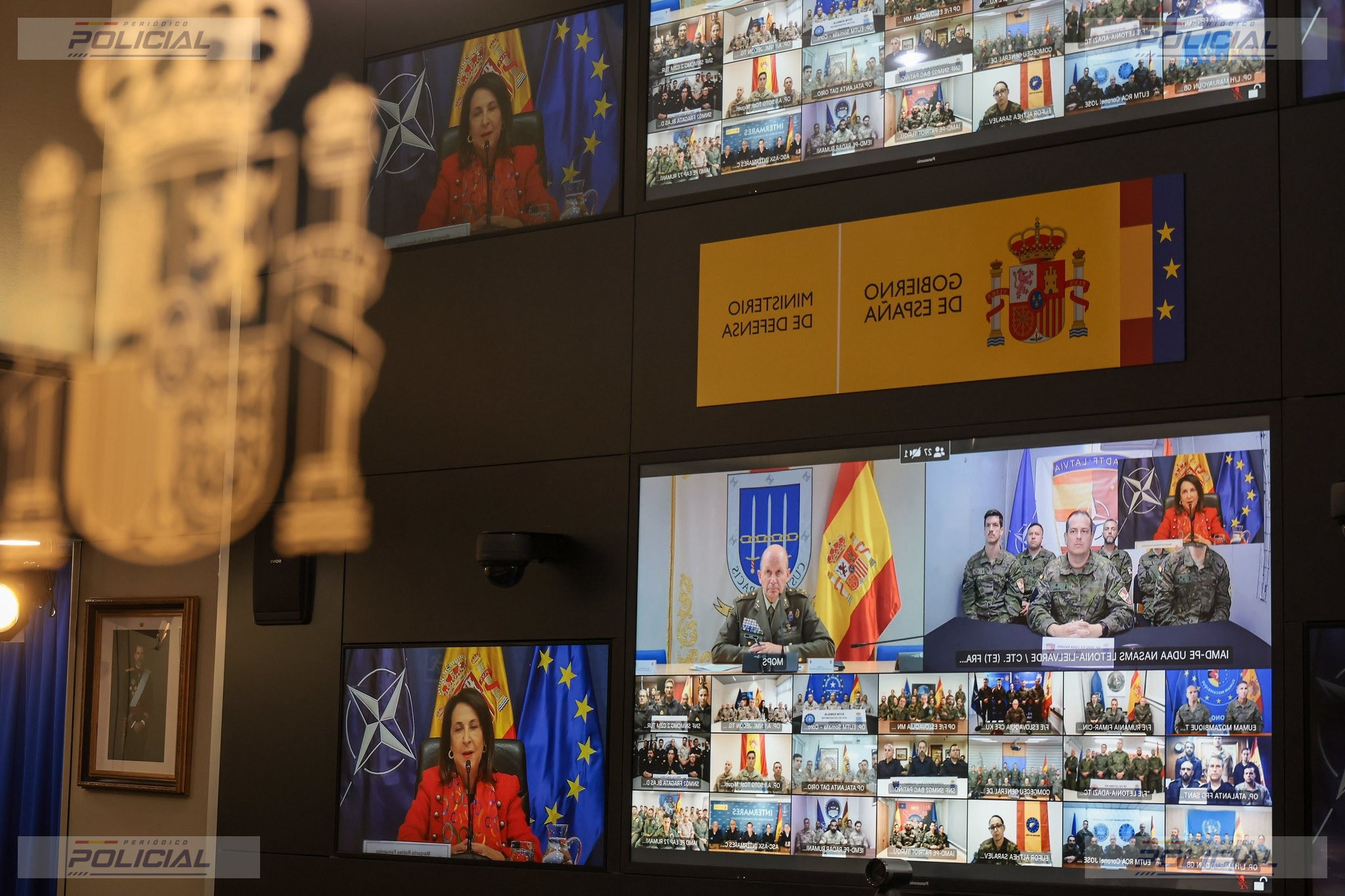 Robles reconoce la labor de los 4.352 militares españoles desplegados en misiones internacionales