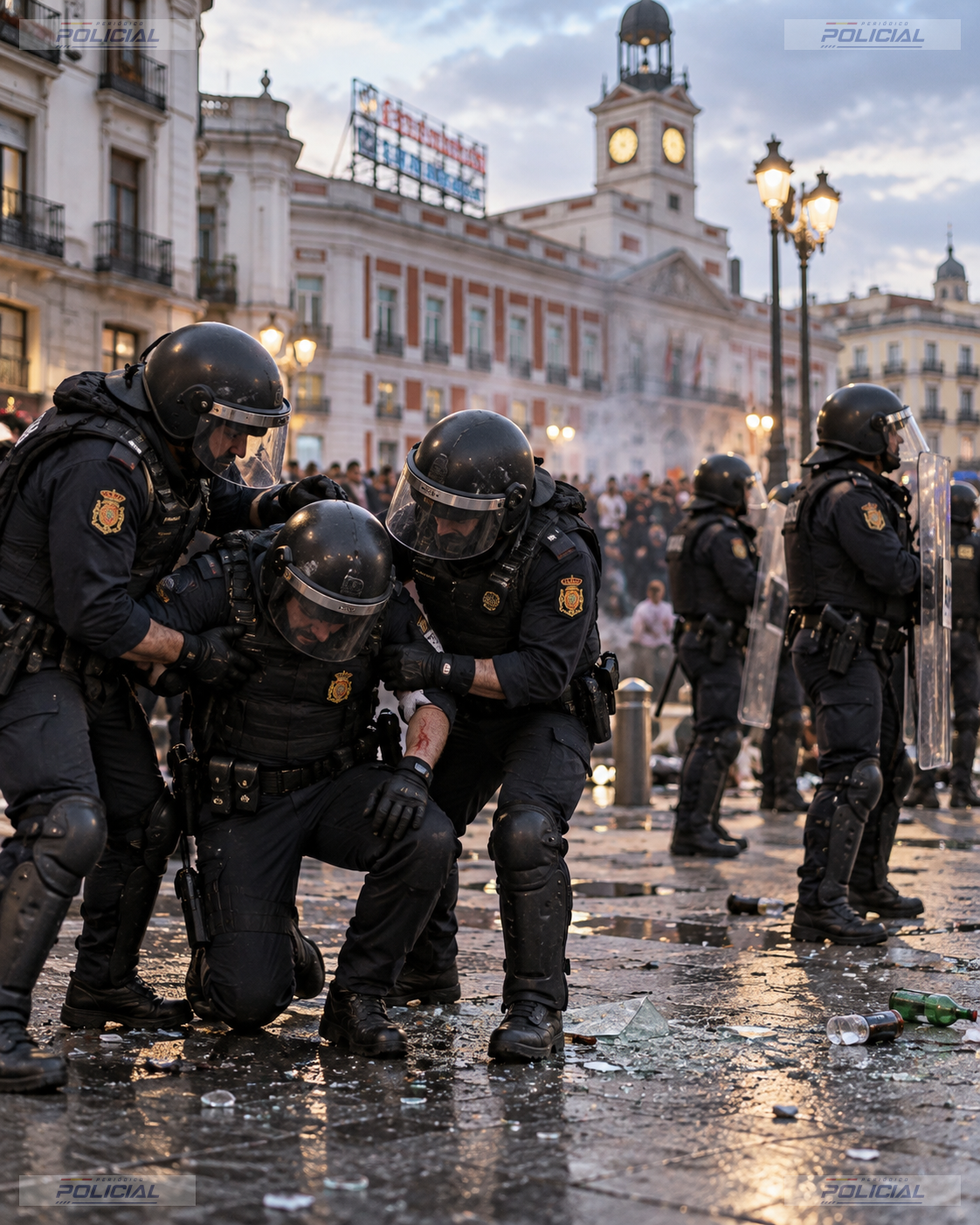 El SUP denuncia agresiones a policías en Sol y alerta de la presencia de personas vinculadas a Bukaneros
