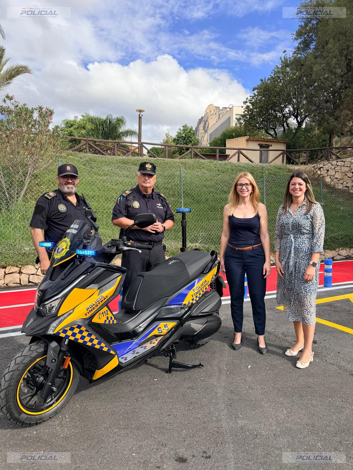 La Policía Local de Finestrat incorpora una nueva motocicleta para reforzar los servicios de proximidad