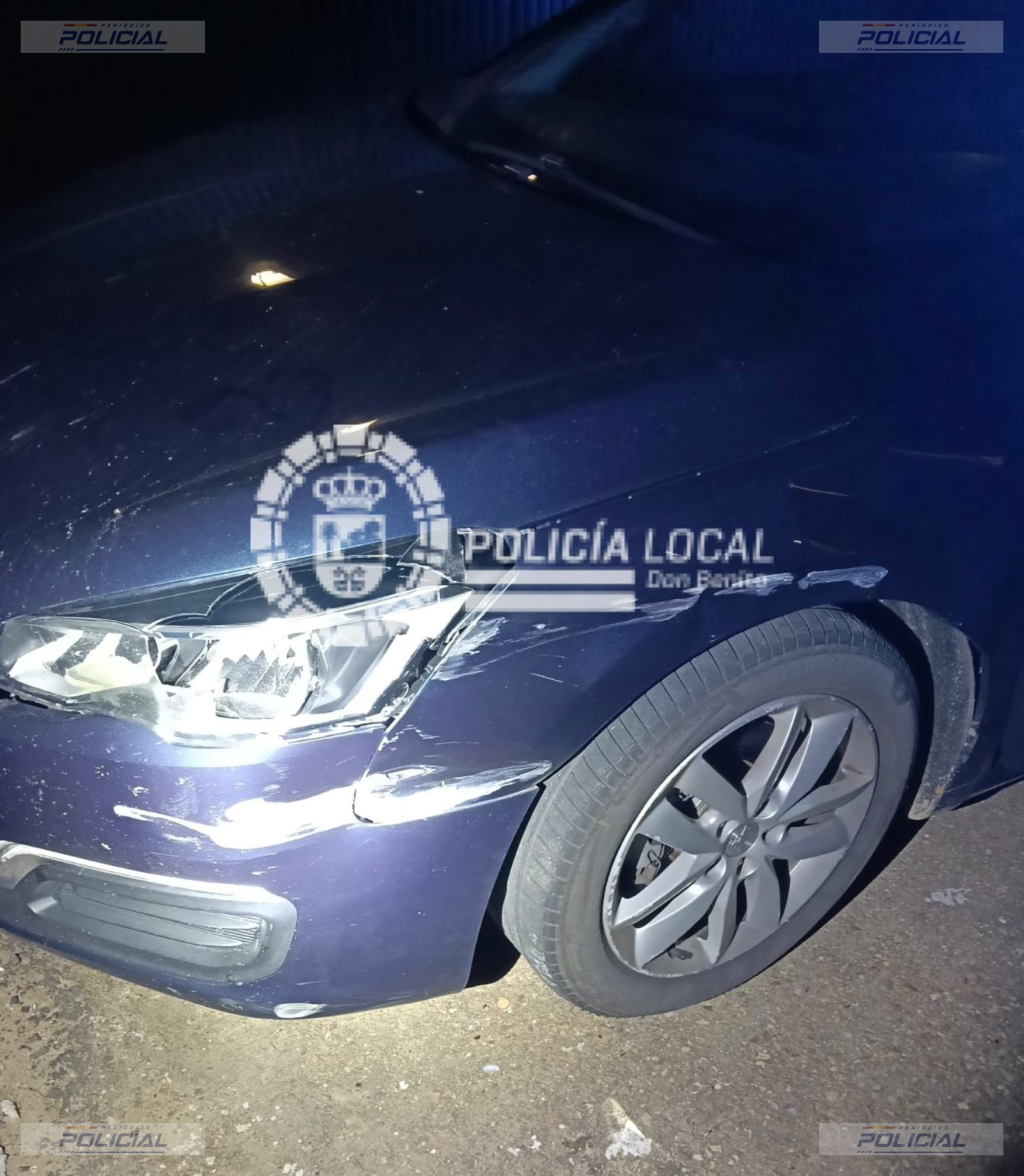 La Policía Local de Don Benito detiene en Medellín al presunto autor del robo de un vehículo tras una peligrosa huida