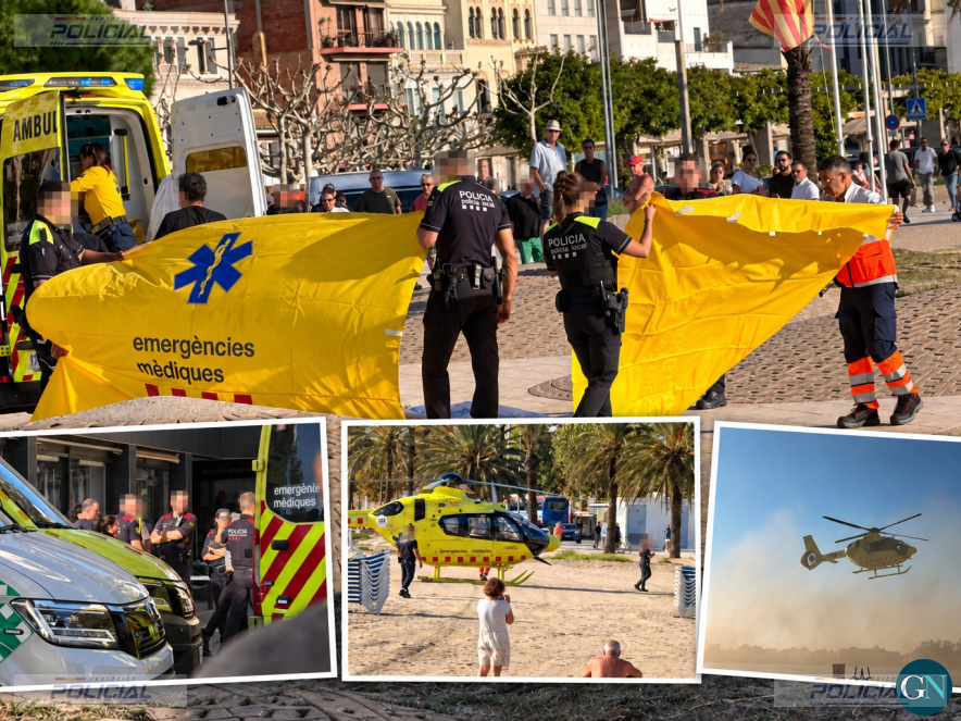 Un apuñalamiento frente al McDonald’s de Roses deja un herido evacuado en helicóptero y un detenido