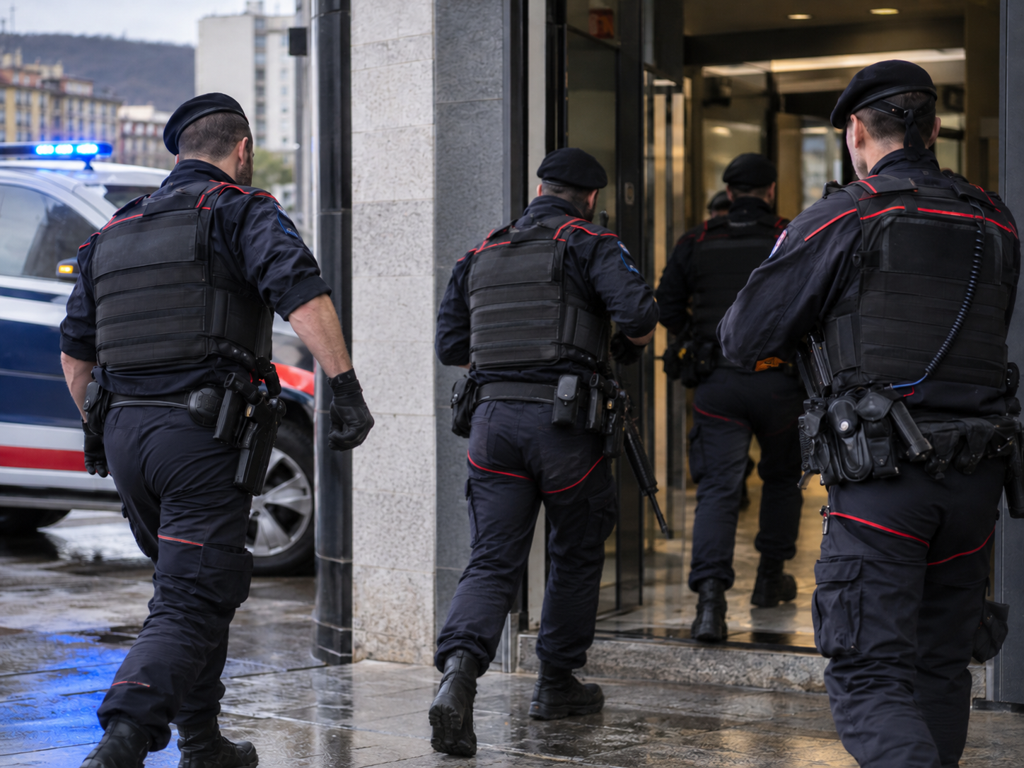La Ertzaintza detiene a dos personas investigadas por un presunto delito de terrorismo