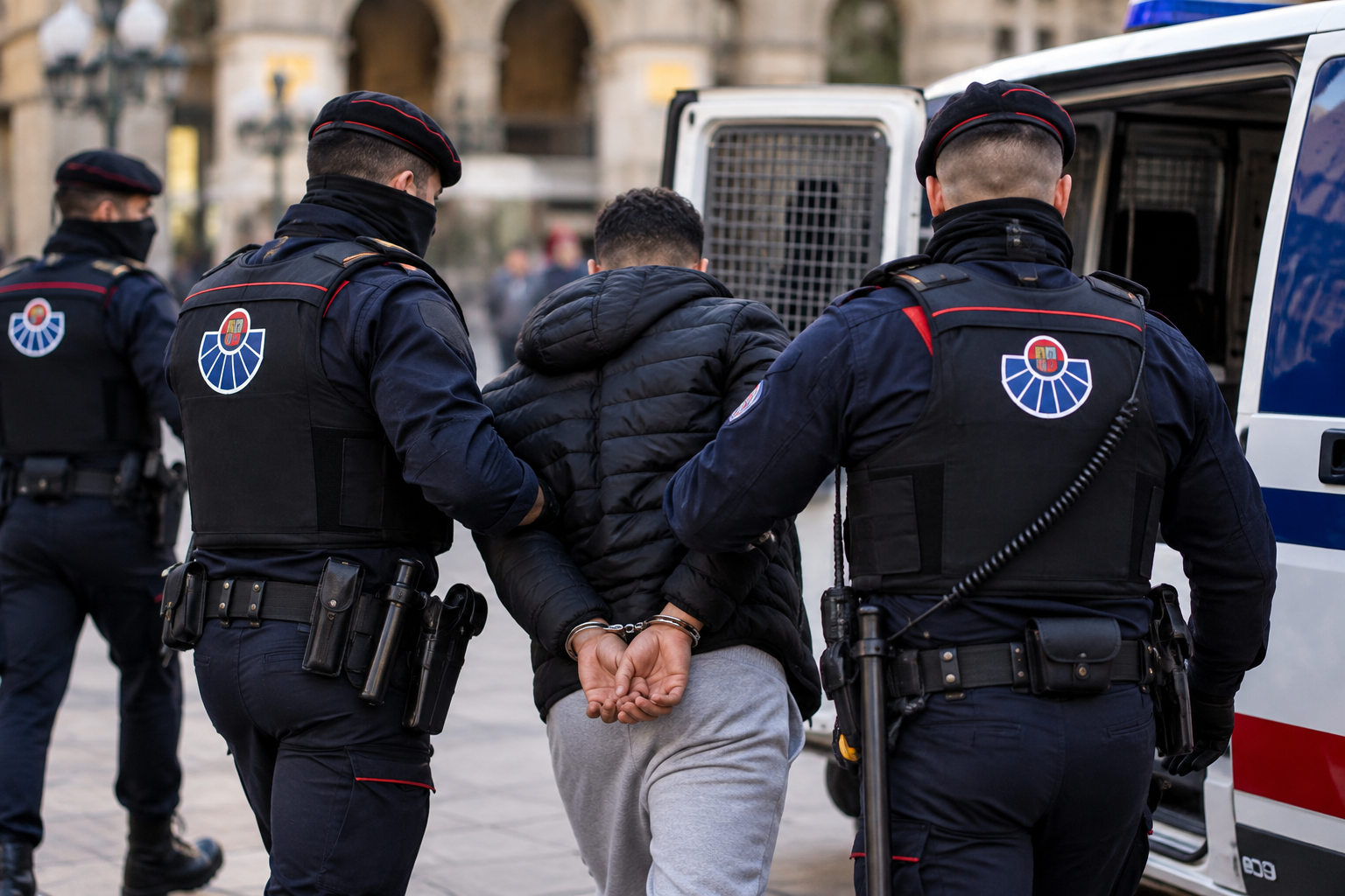 La Ertzaintza detiene en Bilbao a un hombre acusado de herir a otro con un arma blanca en la cabeza