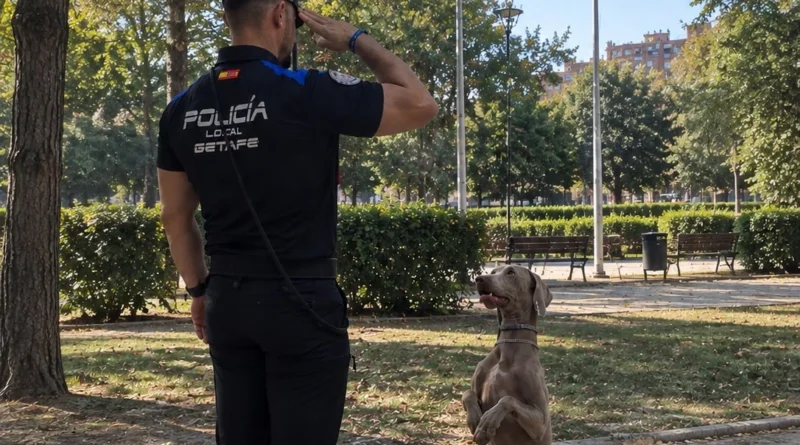 La Unidad Canina de la Policía Local de Getafe incorpora a ‘Lucas’ y alcanza los cuatro perros policía
