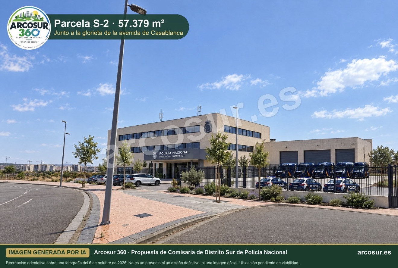 Seis asociaciones vecinales reclaman una sexta comisaría de Policía Nacional para el Distrito Sur de Zaragoza