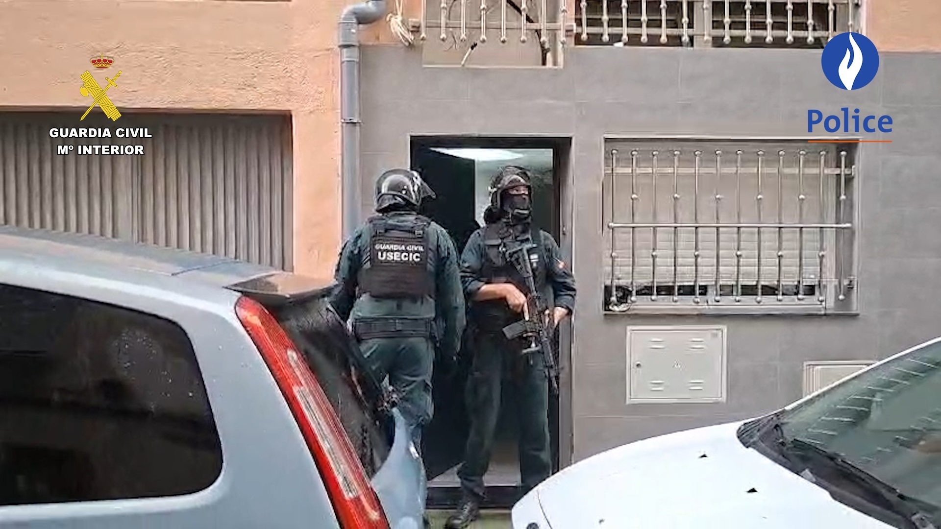 La Guardia Civil detiene en Almería a tres sospechosos del asesinato de un policía belga que murió en acto de servicio