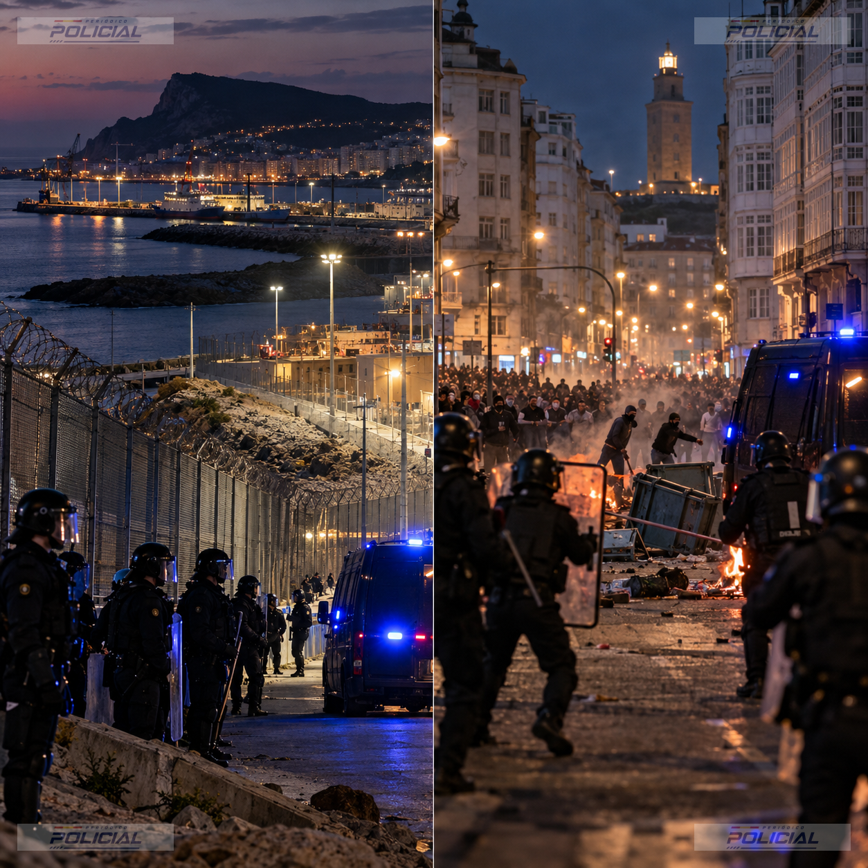 El SUP denuncia la retirada de policías de Ceuta y Melilla para reforzar la seguridad en la Península y exige más efectivos