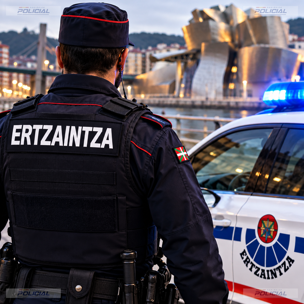 Detenido en Bilbao tras intentar arrojar a una menor a la ría y agredir a un viandante y a un agente de la Ertzaintza