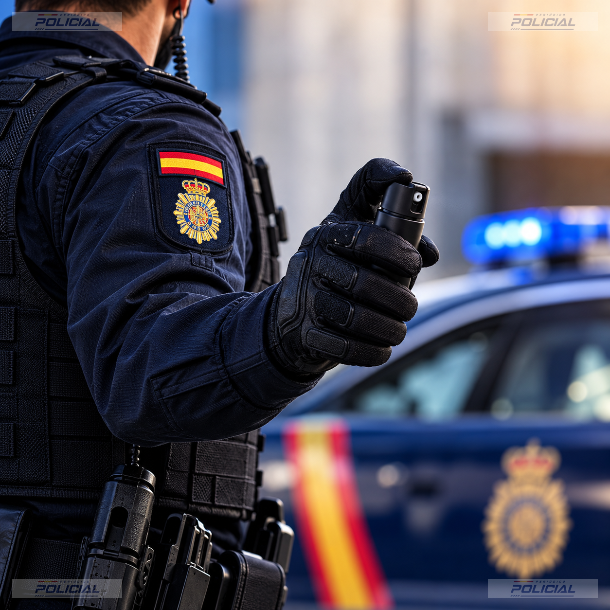 El SUP exige revisar el protocolo de uso del spray policial para garantizar la seguridad jurídica de los agentes