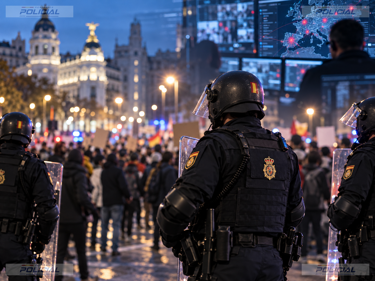 Interior alerta de un llamamiento yihadista a atacar a policías y manifestantes durante protestas en Europa