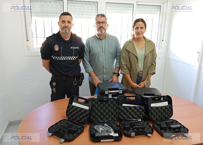 La Policía Local de Benalup-Casas Viejas renueva su armamento con 15 nuevas pistolas Glock 19