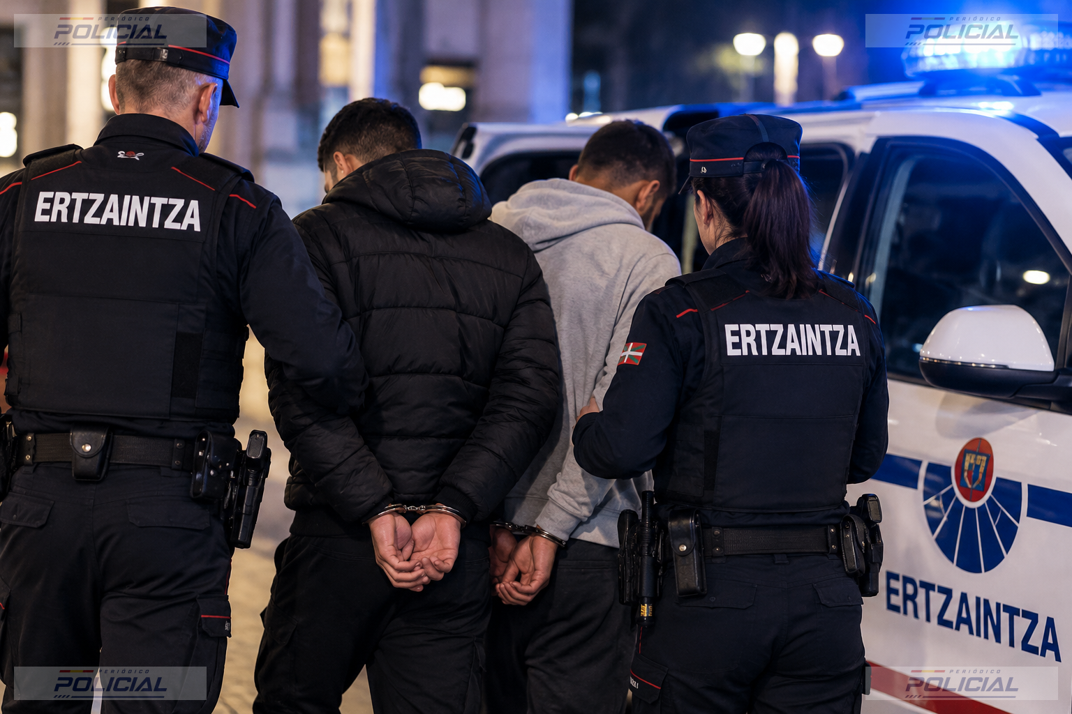La Ertzaintza detiene a dos hombres por el robo violento a una mujer de 89 años en Vitoria-Gasteiz