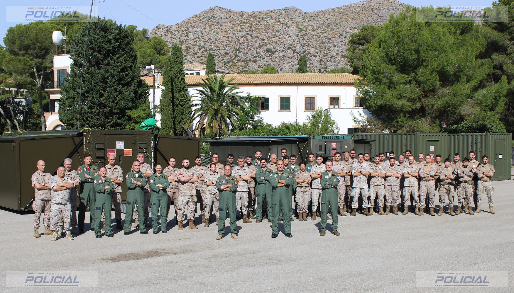 El ESP JFAC despliega por primera vez parte de su estructura en Mallorca durante el ejercicio Sirio-Dragón-Tormenta 2026