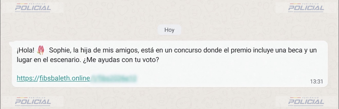 La Guardia Civil y el INCIBE alertan de una estafa en WhatsApp que utiliza un falso concurso de baile para acceder a cuentas ajenas