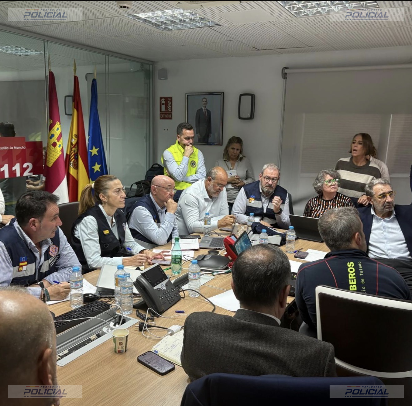 Protección Civil refuerza la coordinación de los organismos de emergencia tras el accidente ferroviario de Urda (Toledo)