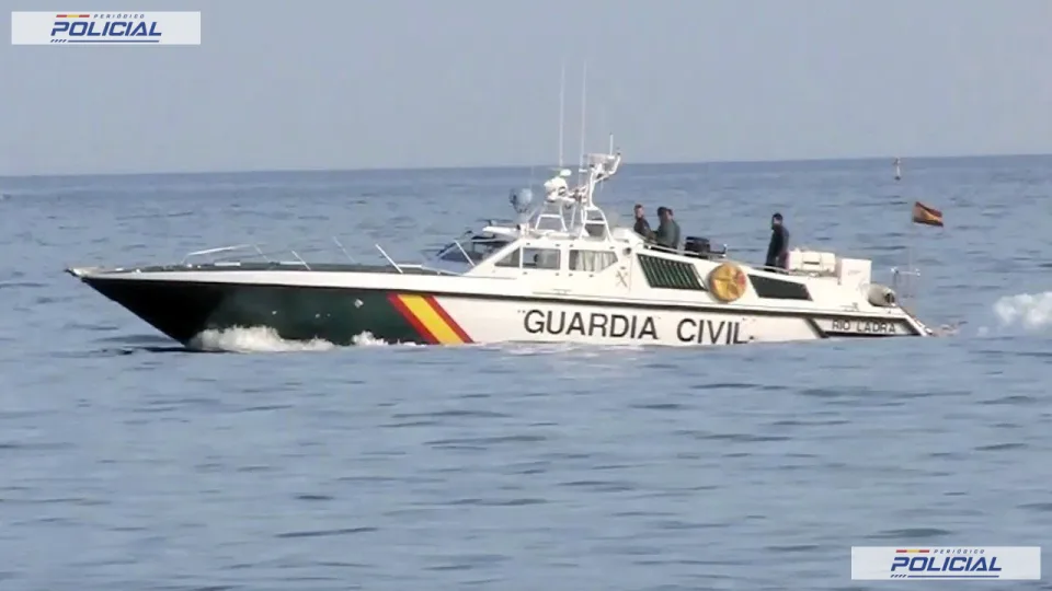Muere otro guardia civil tras la colisión de embarcaciones durante una persecución a una narcolancha en Huelva