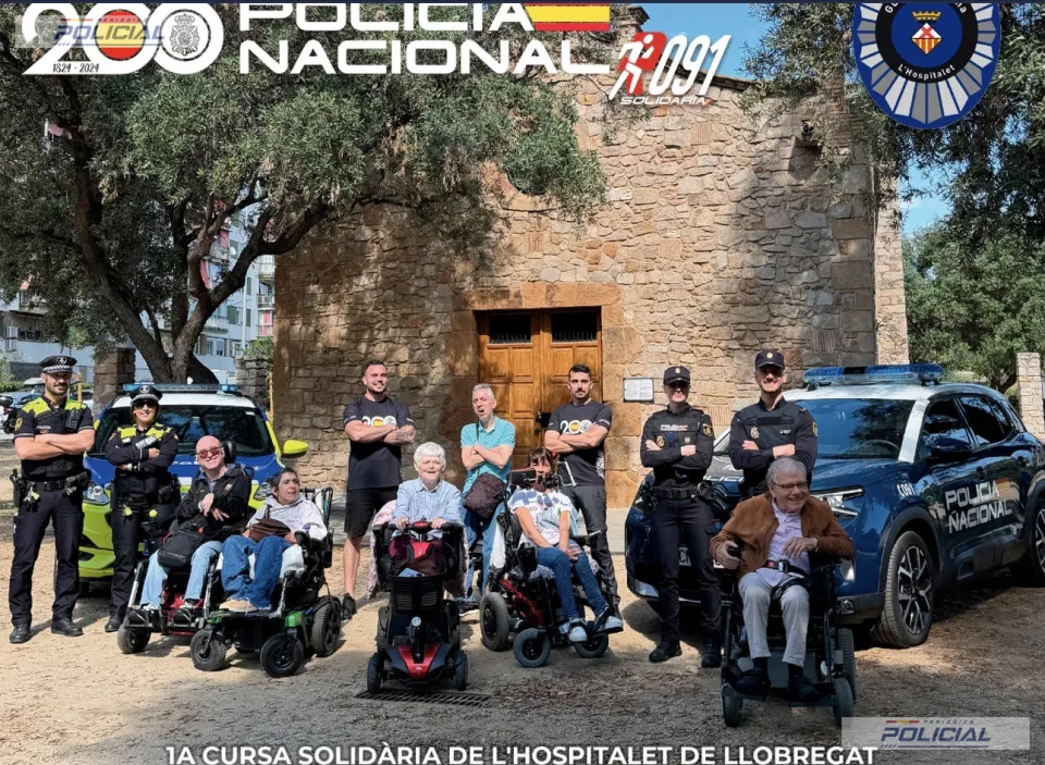 La Policía Nacional y la Guardia Urbana de L’Hospitalet impulsan la primera gran carrera solidaria policial de Cataluña