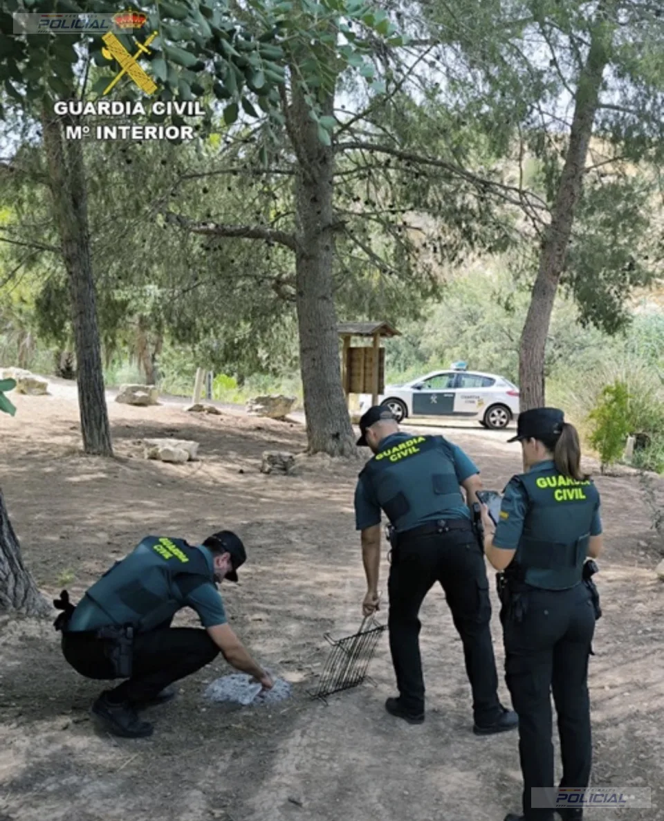 La Guardia Civil refuerza la prevención de incendios en las zonas habilitadas para barbacoas