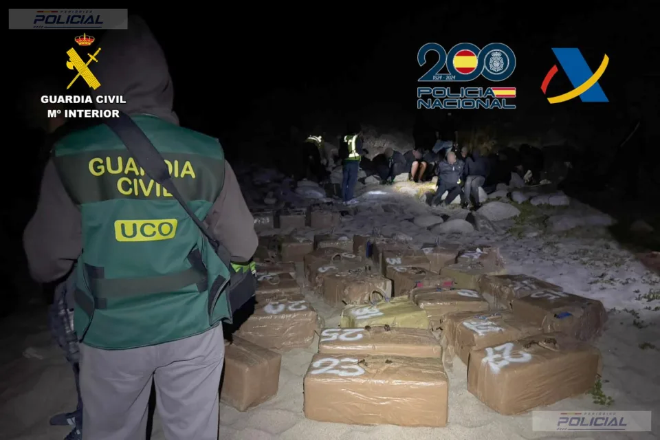 Intervenidas más de 1,5 toneladas de cocaína en una macrooperación contra el narcotráfico en Galicia
