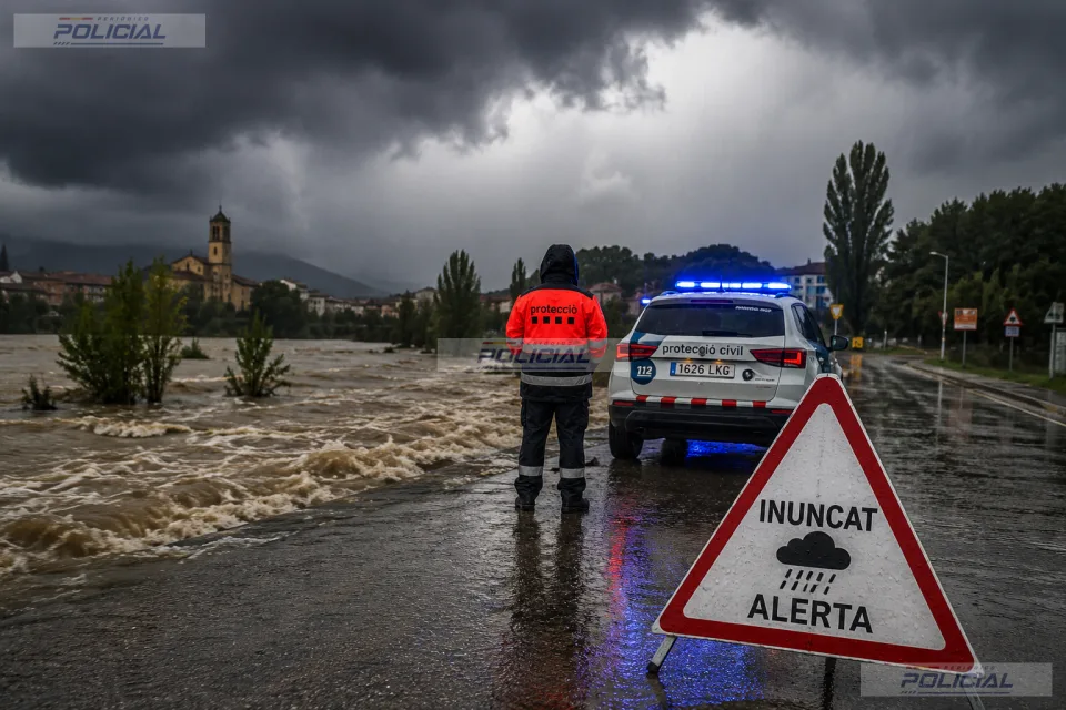 Protecció Civil mantiene la alerta del INUNCAT ante la previsión de lluvias torrenciales en el sur de Cataluña