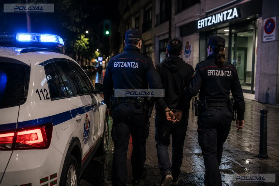 La Ertzaintza detiene a un conductor de VTC acusado de agredir sexualmente y retener a una joven en Usurbil