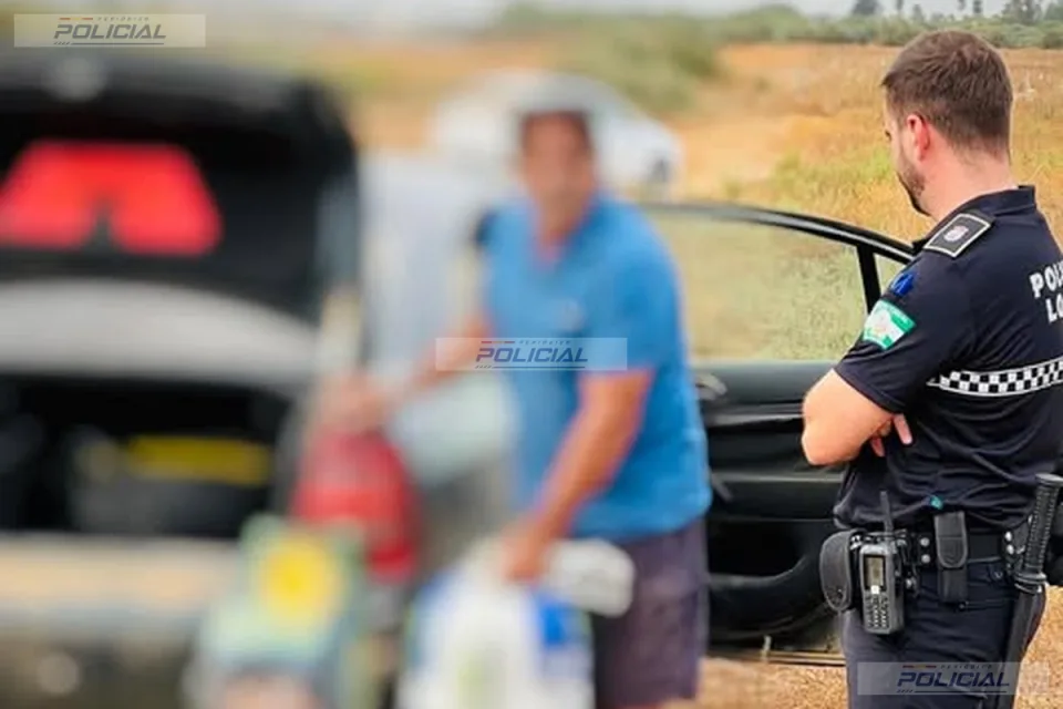 La Policía Local de Alcalá de Guadaíra esclarece tres actuaciones relacionadas con un robo, un vertido ilegal y la venta de drogas