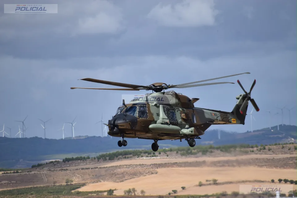 Las FAMET realizan por primera vez vuelos de máximo alcance con el helicóptero NH-90