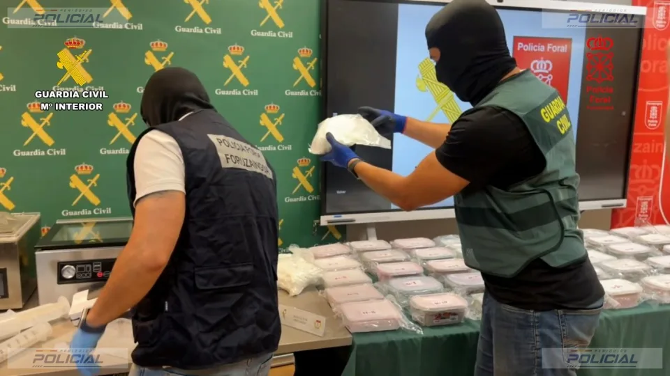 Desmantelado en Navarra el mayor laboratorio de droga sintética localizado hasta la fecha