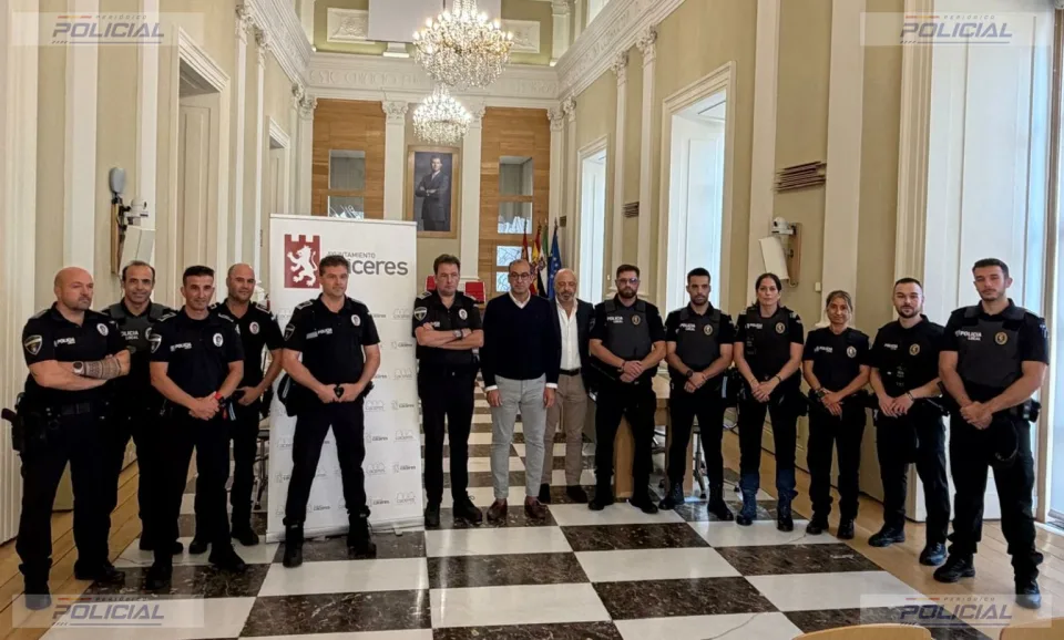 La Policía Local de Cáceres alcanza los 155 agentes, su mayor cifra de efectivos en doce años