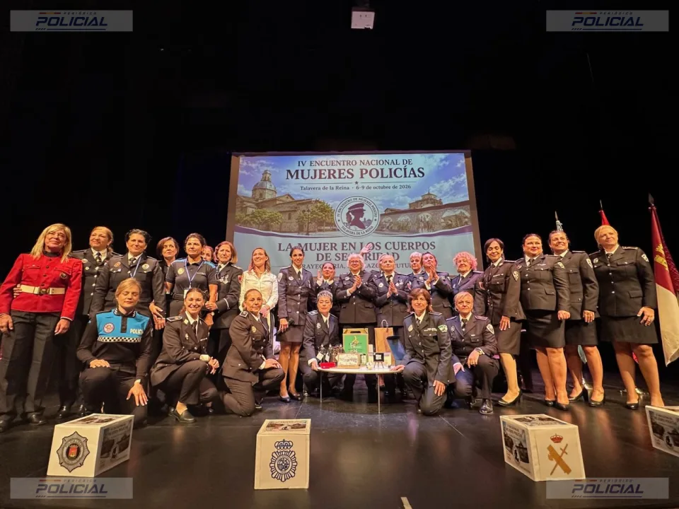 Talavera acoge el IV Encuentro Nacional de Mujeres Policía y anuncia el impulso de una asociación autonómica en Castilla-La Mancha